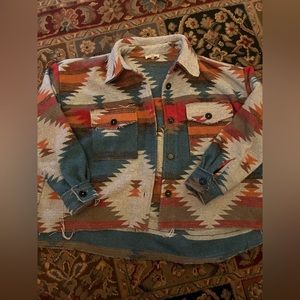 Aztec/Western Shacket